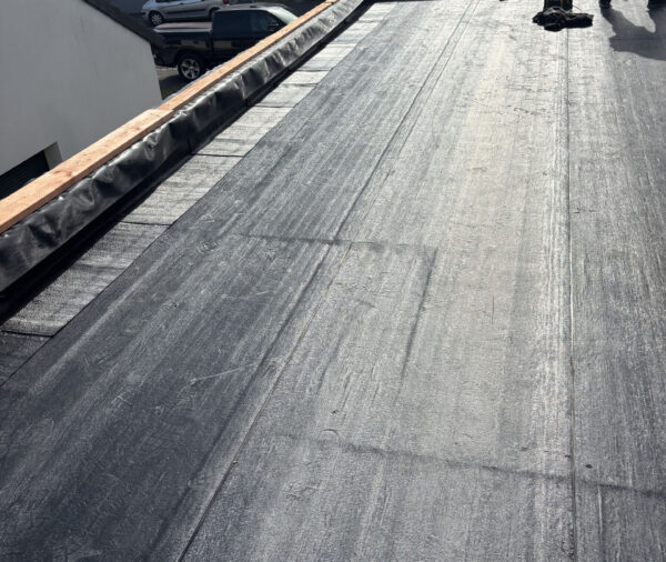 Réalisation plate-forme zinc par Brynaert à Mons